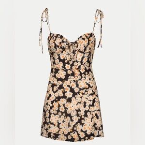 Chic Asymmetrical Floral Dress